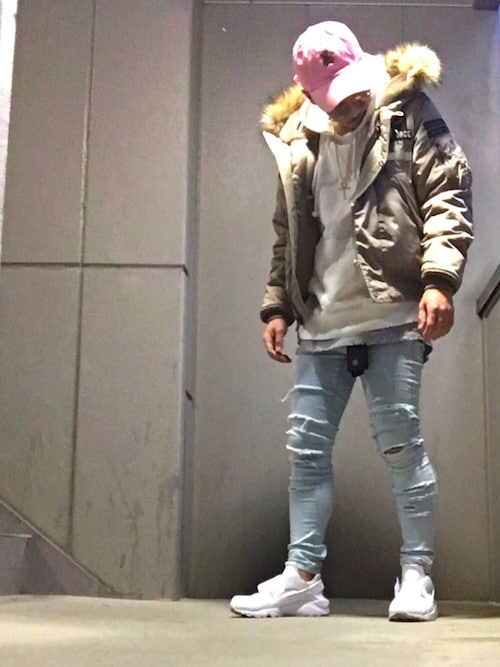 96 Avirexのミリタリージャケットを使ったコーディネート Wear