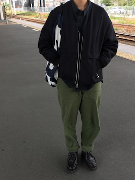 「TOUJOURS（トゥジュー）のアイテム」を使った、sundaygirlさん（レディース・157cm）の秋コーディネート