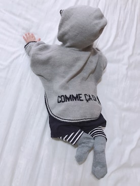 「COMME CA ISM（コムサイズム）のアイテム（ポンチョ）」を使った、みきさん（レディース・165cm）の春コーディネート