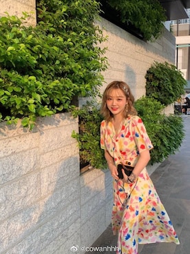 「NARS（ナーズ）のアイテム」を使った、cowanさん（レディース・165cm）の春コーディネート