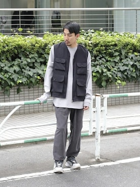 高山 湧士さん（メンズ・174cm）の秋コーディネート