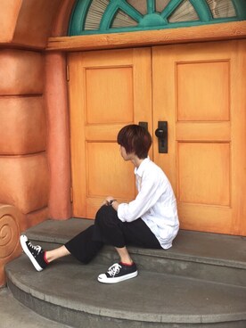 「CONVERSE（コンバース）のCONVERSE コンバース ジャック パーセル / JACK PURCEL（スニーカー）」を使った、‍N0 Movthさん（メンズ・168cm）の春コーディネート