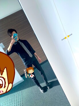 「アイテム（フォーマルスーツ/小物）」を使った、‍N0 Movthさん（メンズ・171cm・20代）の秋コーディネート