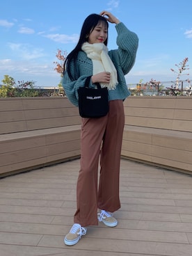 えみさん（レディース・160cm）の秋コーディネート