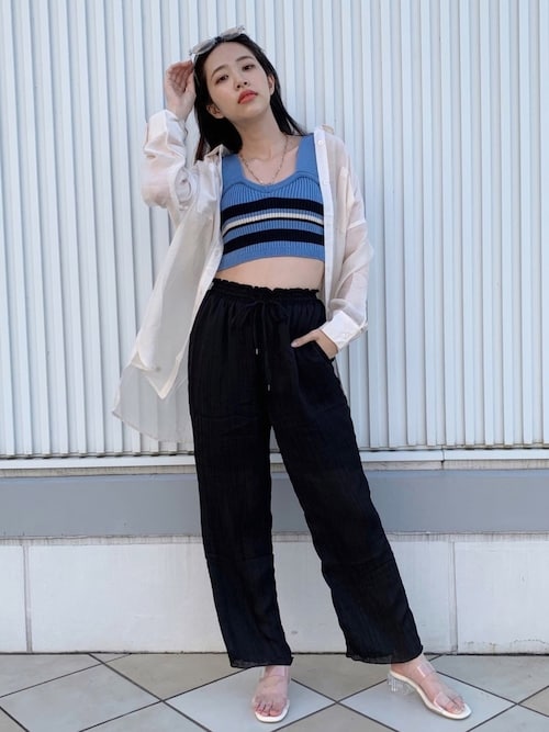 えみ Wegoのニット セーターを使ったコーディネート Wear