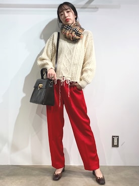 「バーバリー」｜えみさん（レディース・160cm）の秋コーディネート