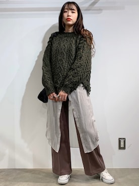 えみさん(レディース・160cm)の冬コーディネート