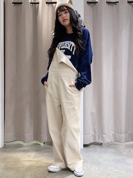 「ANGIE（アンジー）のアイテム」を使った、えみさん（レディース・160cm）の冬コーディネート