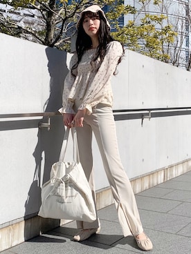 えみさん（レディース・160cm）の春コーディネート