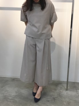「スエードシューズ」｜「アイテム（パンプス）」を使った、GALAXYさん（レディース・158cm）の春コーディネート
