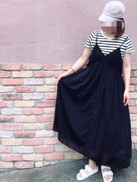yun®️さん（レディース・155cm）の夏コーディネート