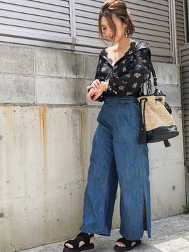 Maikoさん（レディース・160cm）の春コーディネート