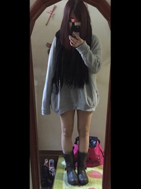 「Barbie（バービー）のアイテム（バッグ）」を使った、アラレさん（レディース・154cm）の春コーディネート