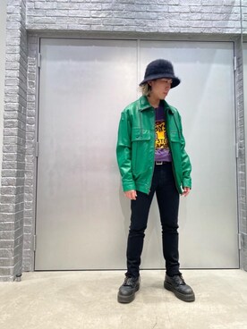 「70'sコーデ」｜「アイテム（ブルゾン）」を使った、YUDAIさん（メンズ・168cm）の冬コーディネート