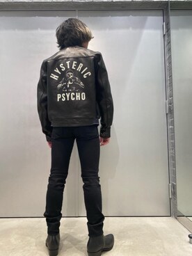 「70'sコーデ」｜「アイテム（その他アウター）」を使った、YUDAIさん（メンズ・168cm）の冬コーディネート