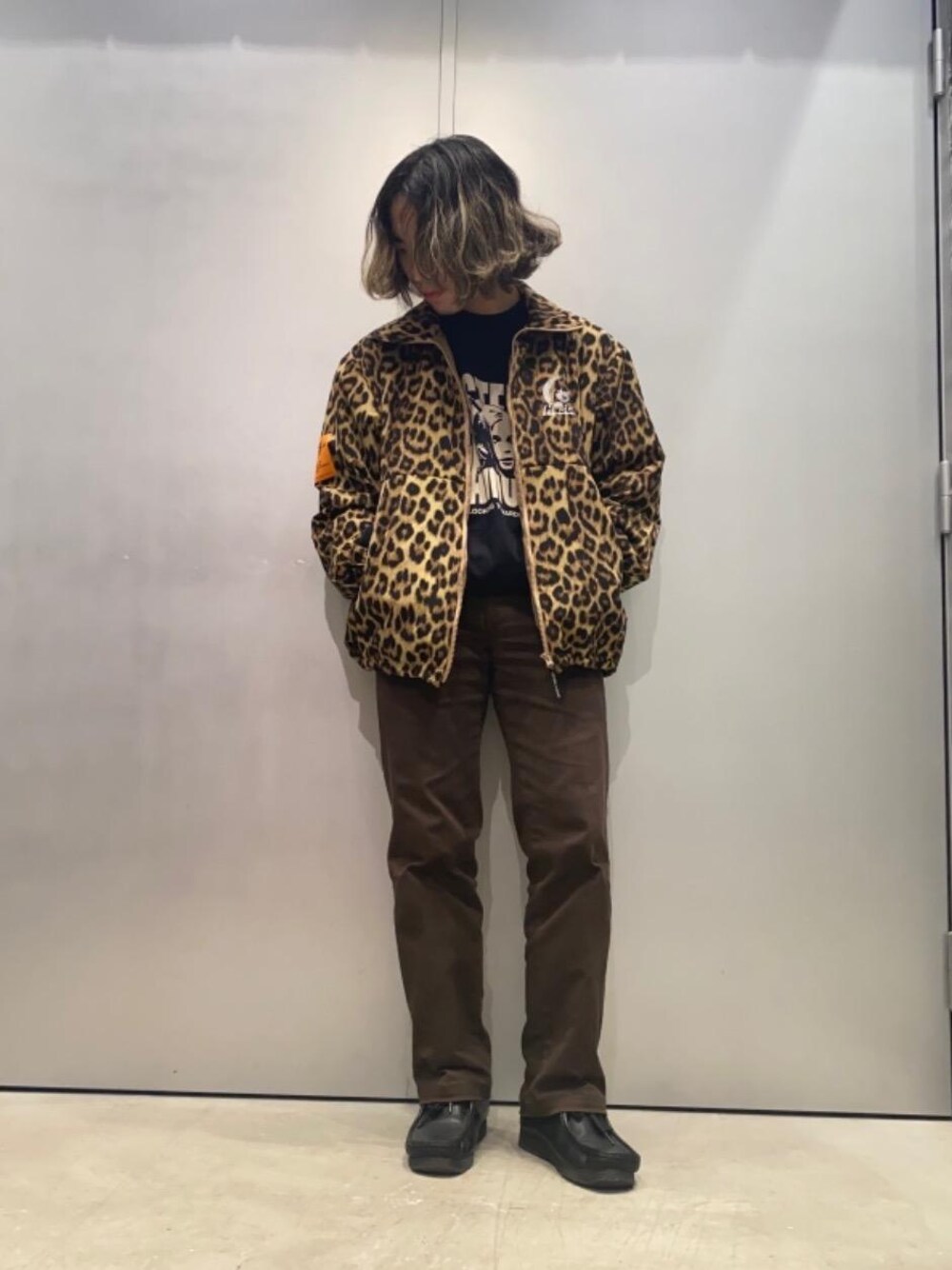 「冬コーデ、プリマロフト、ヒステリックグラマー、ストリートコーデ、HYSTERICS、thee hysteric xxx、ロンt、hysteric glamour、らふこーで、秋🍁コーデ」｜「HYSTERIC GLAMOURのWOMAN ON SKULL PICKウォレットチェーン（ウォレットチェーン、シルバー系）」を使った、YUDAIさん（メンズ・168cm）の秋コーディネートの1枚目の写真