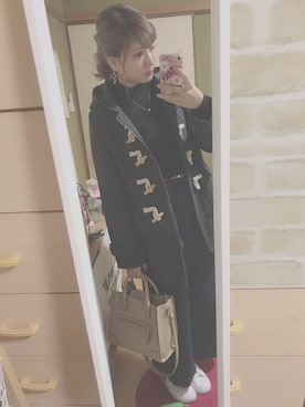 「dazzlin（ダズリン）のアイテム（ダッフルコート）」を使った、ま あ ささん（レディース・156cm）の冬コーディネート