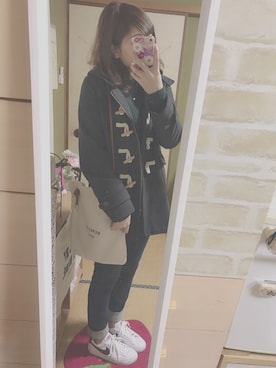 「dazzlin（ダズリン）のアイテム（ダッフルコート）」を使った、ま あ ささん（レディース・156cm）の冬コーディネート