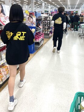「BlackEyePatch（ブラックアイパッチ）のアイテム（スウェット）」を使った、立川さんさん（メンズ・170cm）の春コーディネート