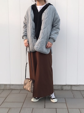 「LEPSIM（レプシィム）のアイテム（ブルゾン）」を使った、あじゅさん（レディース・164cm）の春コーディネート
