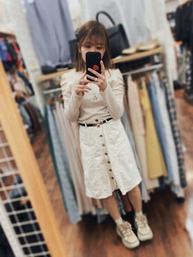 「ラテコーデ」｜さもえどさん（レディース・145cm）の冬コーディネート