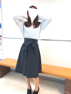 「アイテム（ブーティ）」を使った、MICHIさん（レディース・156cm・10代）の秋コーディネート