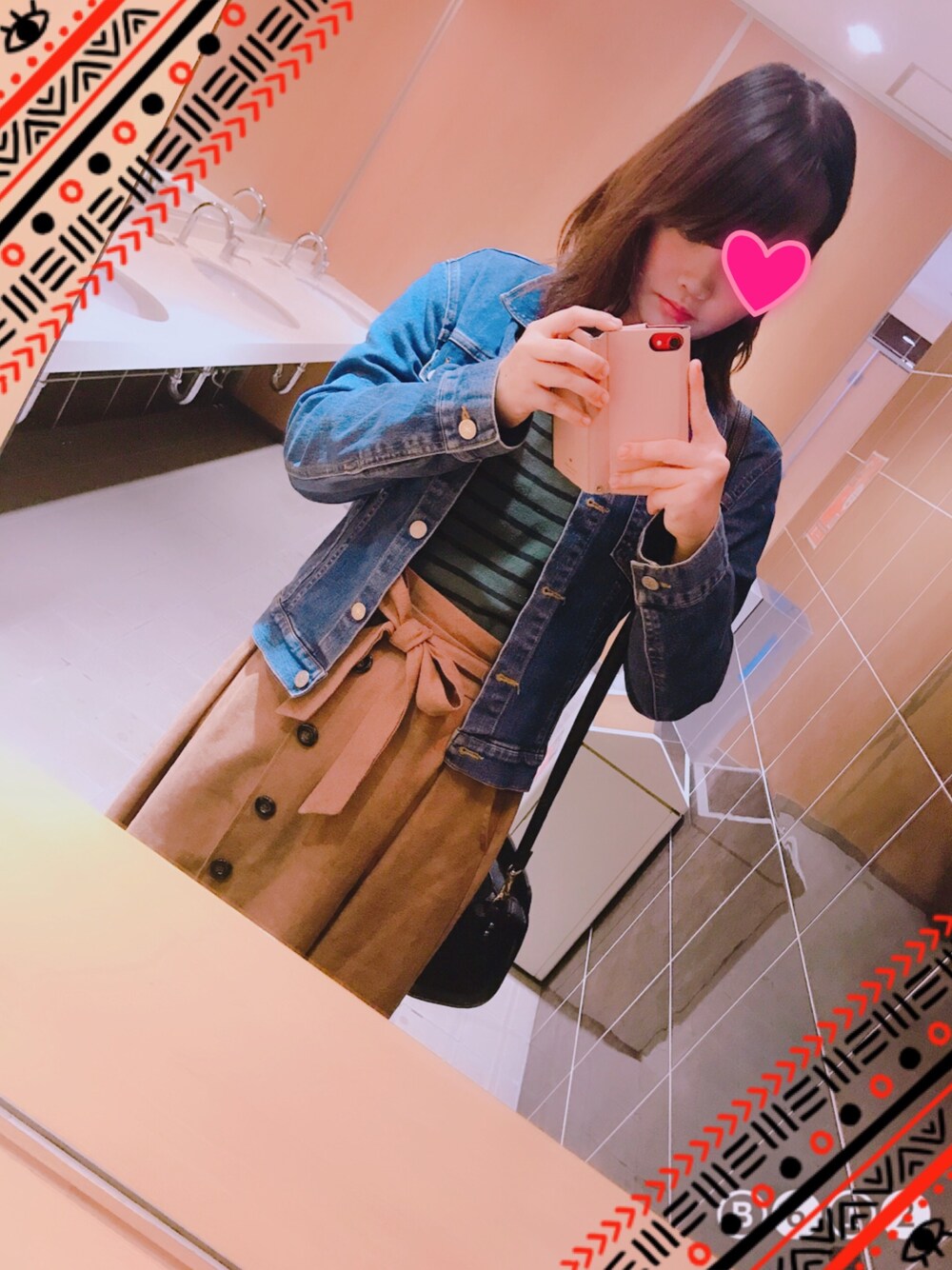 「動きやすい、デートコーデ、彼氏に褒められた」｜「cheeeeseのアイテム（デニムジャケット、ブルー系）」を使った、優蘭(ゆらん)さん（レディース・161cm）の冬コーディネートの1枚目の写真