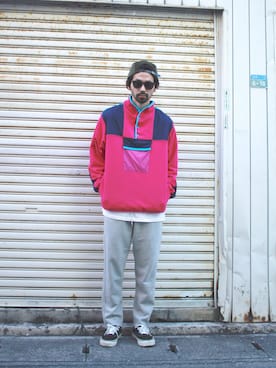 「アイテム（その他トップス）」を使った、shoさん（メンズ・172cm）の春コーディネート