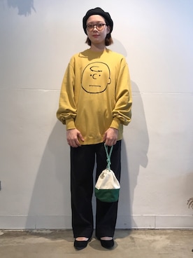「RACAL（ラカル）のアイテム」を使った、shoさん（レディース・156cm）の秋コーディネート