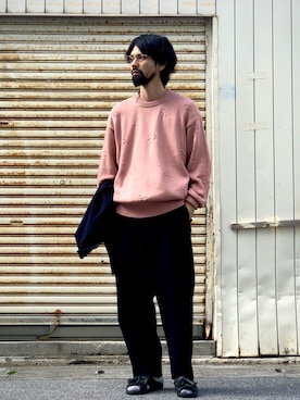 「O（オー）のアイテム」を使った、shoさん（メンズ・172cm）の秋コーディネート