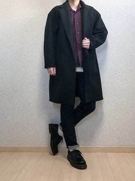 「URBAN RESEARCH Sonny Label（アーバンリサーチサニーレーベル）のアイテム（その他アウター）」を使った、TAKAYAさん（メンズ・166cm）の冬コーディネート