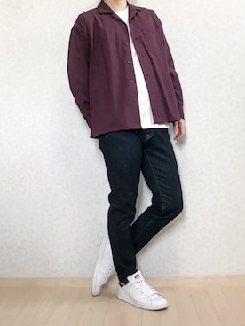 「スタンスミス」｜TAKAYAさん（メンズ・166cm）の秋コーディネート