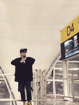 「ワッフル」｜「アイテム（オールインワン・サロペット）」を使った、Ryusuke Kawamotoさん（メンズ・172cm）の春コーディネート