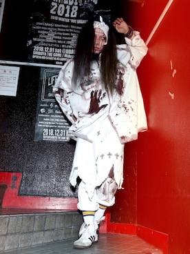 「ライブ」｜「アイテム（財布/小物）」を使った、Ryusuke Kawamotoさん（メンズ・172cm）の冬コーディネート