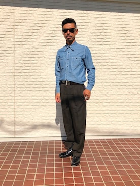 「BELAFONTE（ベラフォンテ）のアイテム」を使った、DAIさん（メンズ・171cm）の夏コーディネート