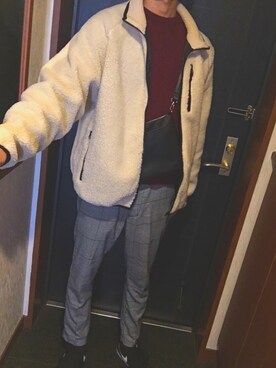「SPINNS（スピンズ）のアイテム（ブルゾン）」を使った、りくさん（メンズ・178cm）の秋コーディネート
