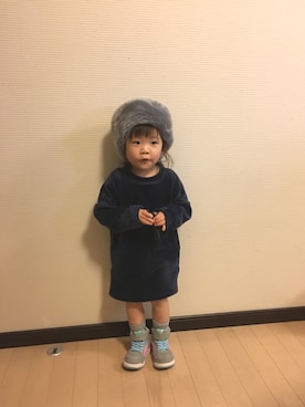 mayuさん（キッズ・80cm）の冬コーディネート