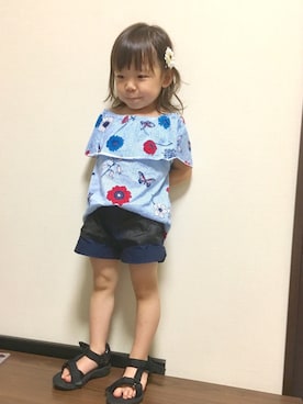 mayuさん（キッズ・90cm）の夏コーディネート