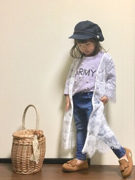 mayuさん（キッズ・90cm）の春コーディネート