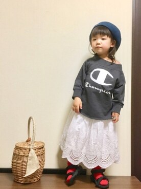 mayuさん（キッズ・90cm）の春コーディネート