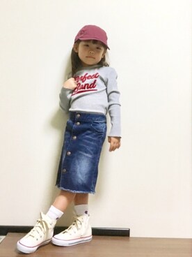 mayuさん（キッズ・90cm）の秋コーディネート