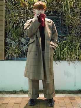 shinさん（メンズ・162cm）の冬コーディネート