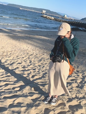 「fes（フェス）のアイテム」を使った、ⒽⓄⓃⓄさん（レディース・158cm）の秋コーディネート