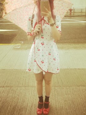 「UNKNOWN.（アンノウン）のアイテム（ワンピース/ドレス）」を使った、Xavierさん（レディース・156cm）の冬コーディネート