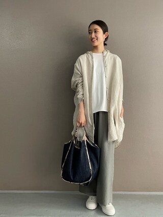 BEARDSLEY（ビアズリー）の「裾刺繍カットソー（Tシャツ/カットソー