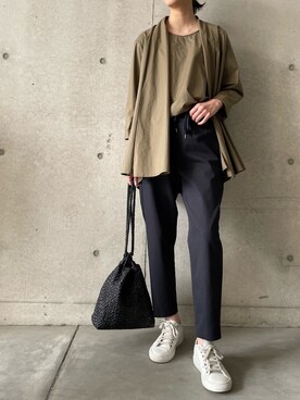 「BEARDSLEY」｜「アイテム（その他）」を使った、rinonさん（レディース・163cm）の春コーディネート