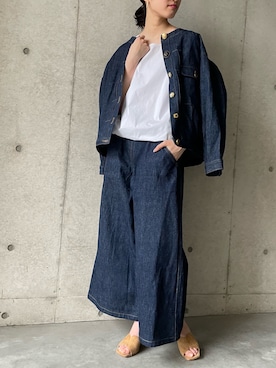 「BEARDSLEY」｜「アイテム（その他）」を使った、rinonさん（レディース・163cm）の春コーディネート