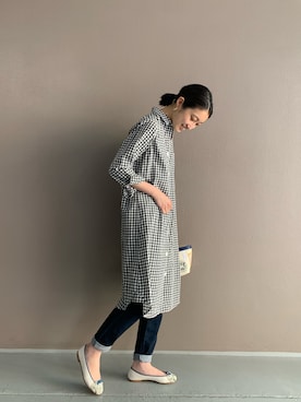 「BEARDSLEY」｜「アイテム（その他）」を使った、rinonさん（レディース・163cm）の春コーディネート