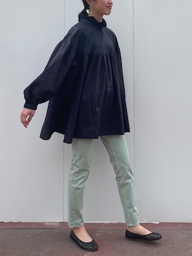「BEARDSLEY」｜「アイテム（その他）」を使った、rinonさん（レディース・163cm）の夏コーディネート