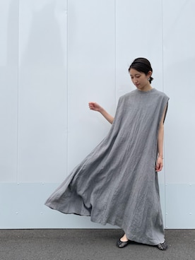 「BEARDSLEY」｜「アイテム（その他）」を使った、rinonさん（レディース・163cm）の夏コーディネート